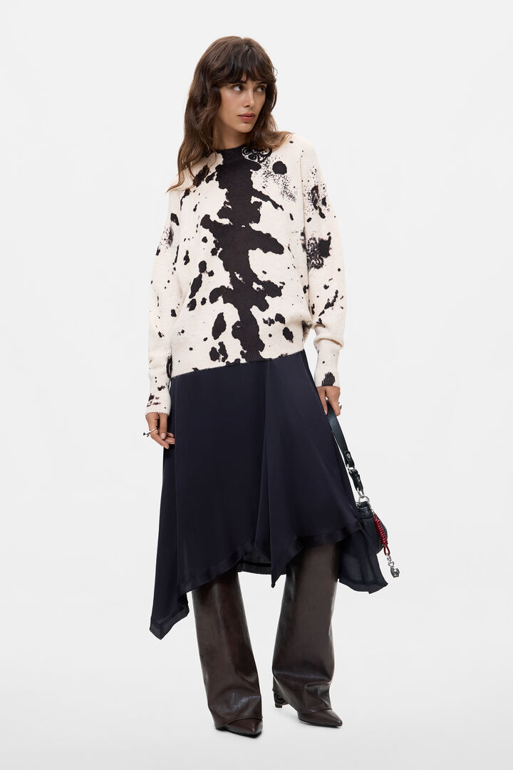 Animal print sweater