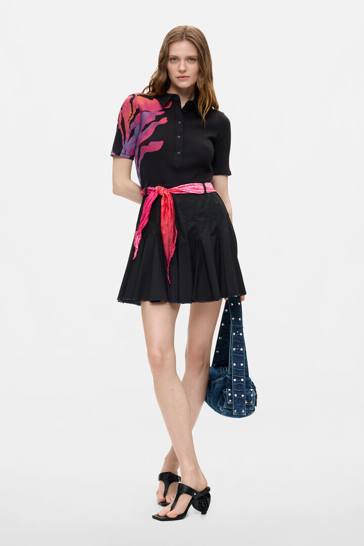 Printed long dress