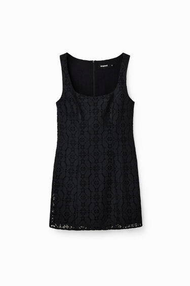 Women’s Short lace dress I Desigual.com