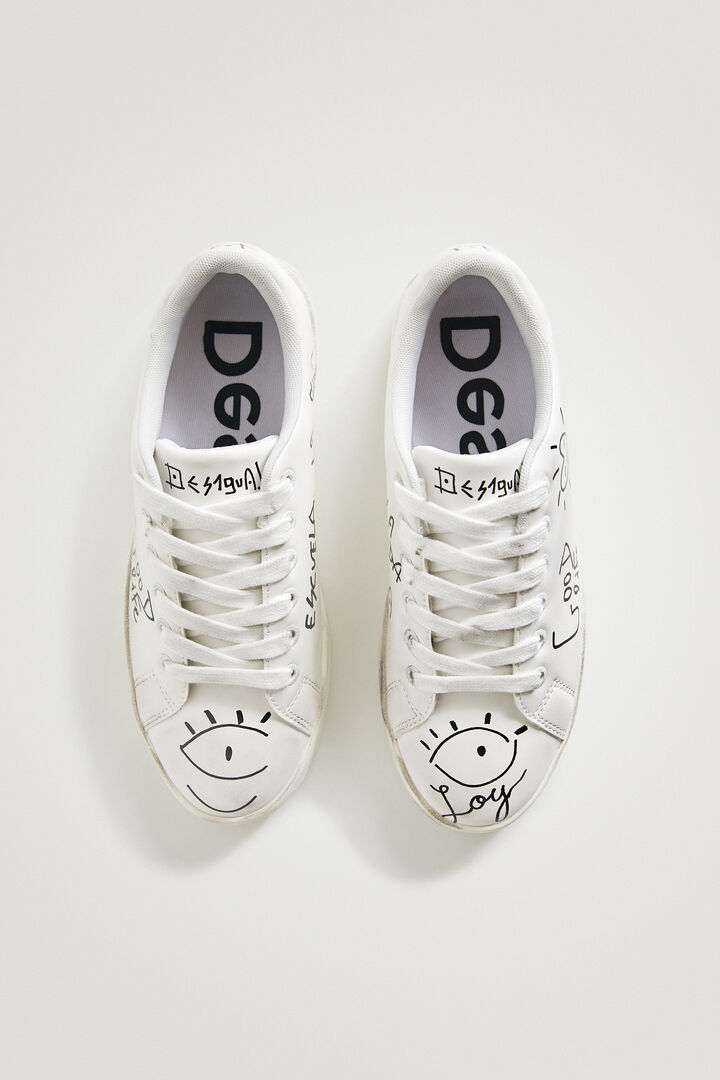 Sneakers mensaje rotulador | Desigual