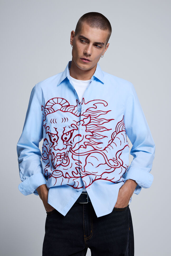 Camisa Brodada Drac
