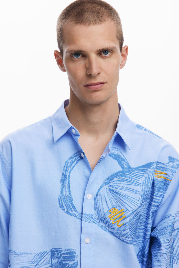 Long-sleeve pottery shirt | Desigual