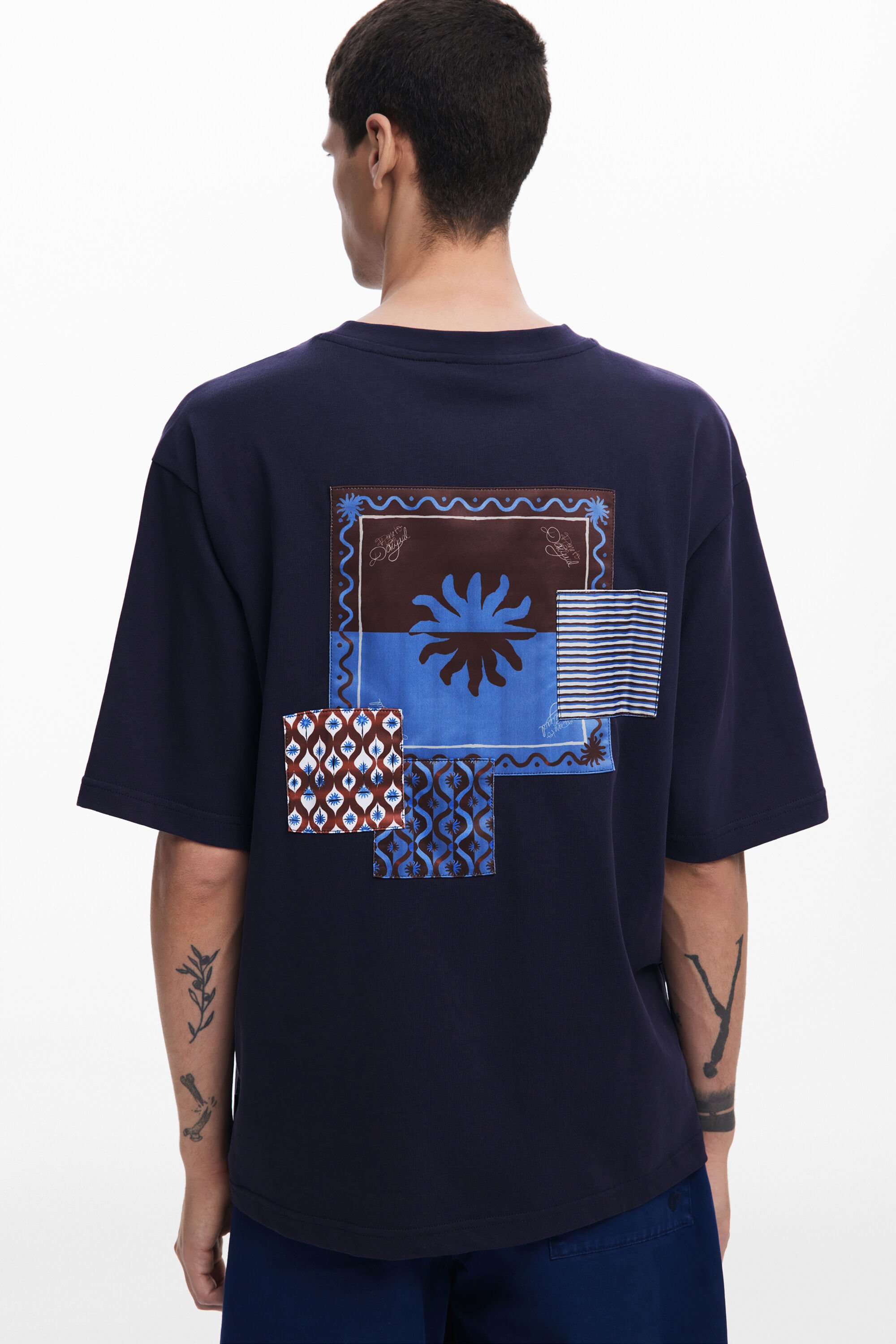 T-shirt à manches courtes soleil - Desigual - Modalova