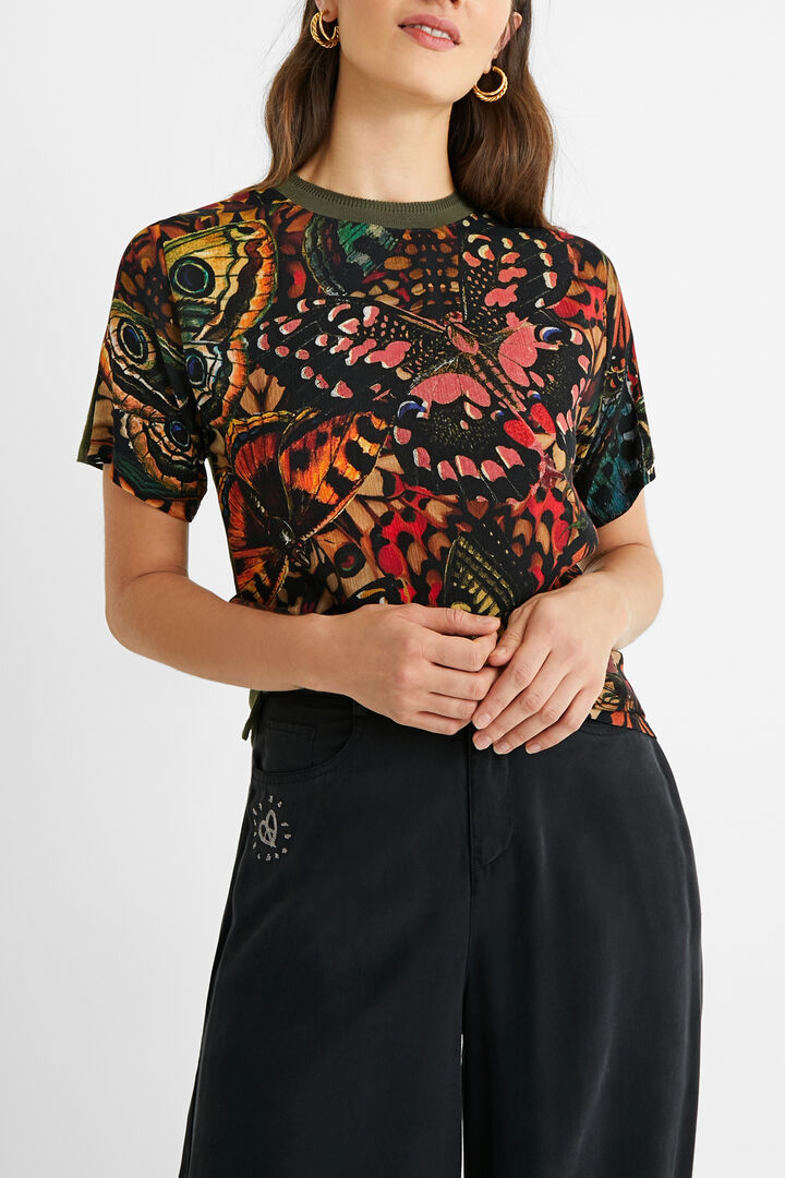 Cotton and viscose T-shirt | Desigual