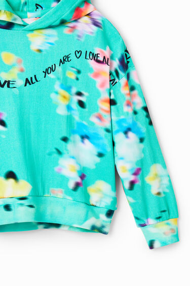 Sudadera oversize desenfocada | Desigual