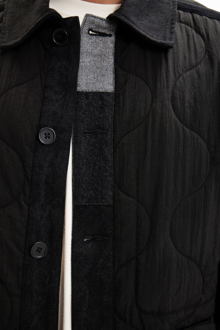 Patchwork quilted overshirt | Desigual