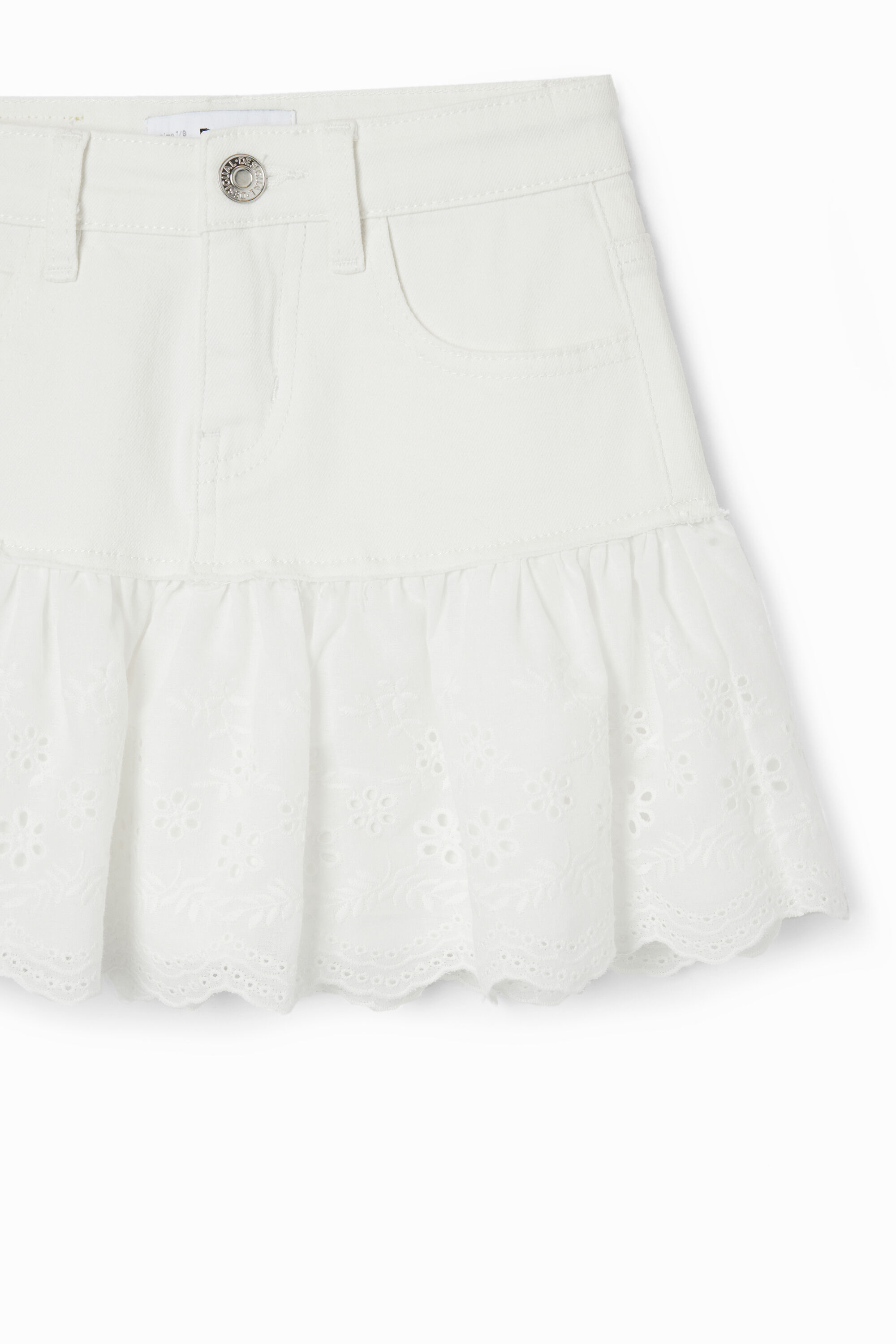 Black ruffle mini skirt new look online