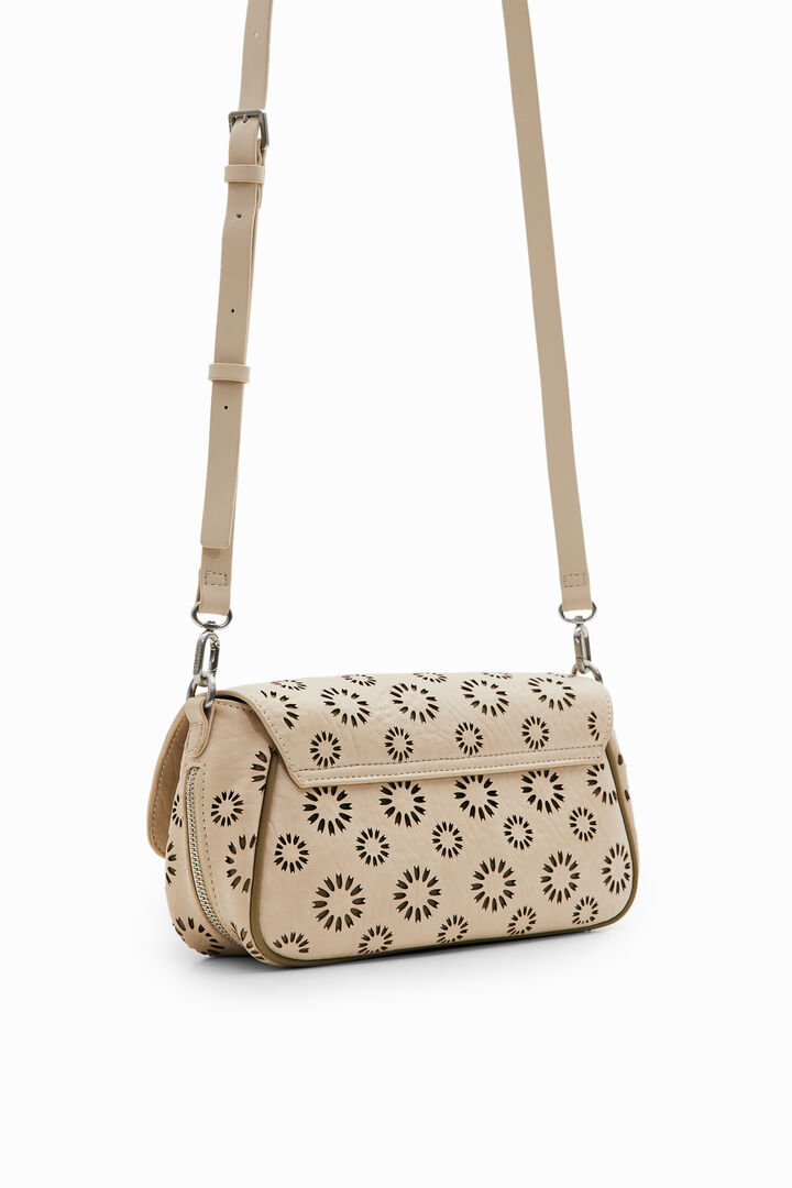 M die-cut floral crossbody bag | Desigual