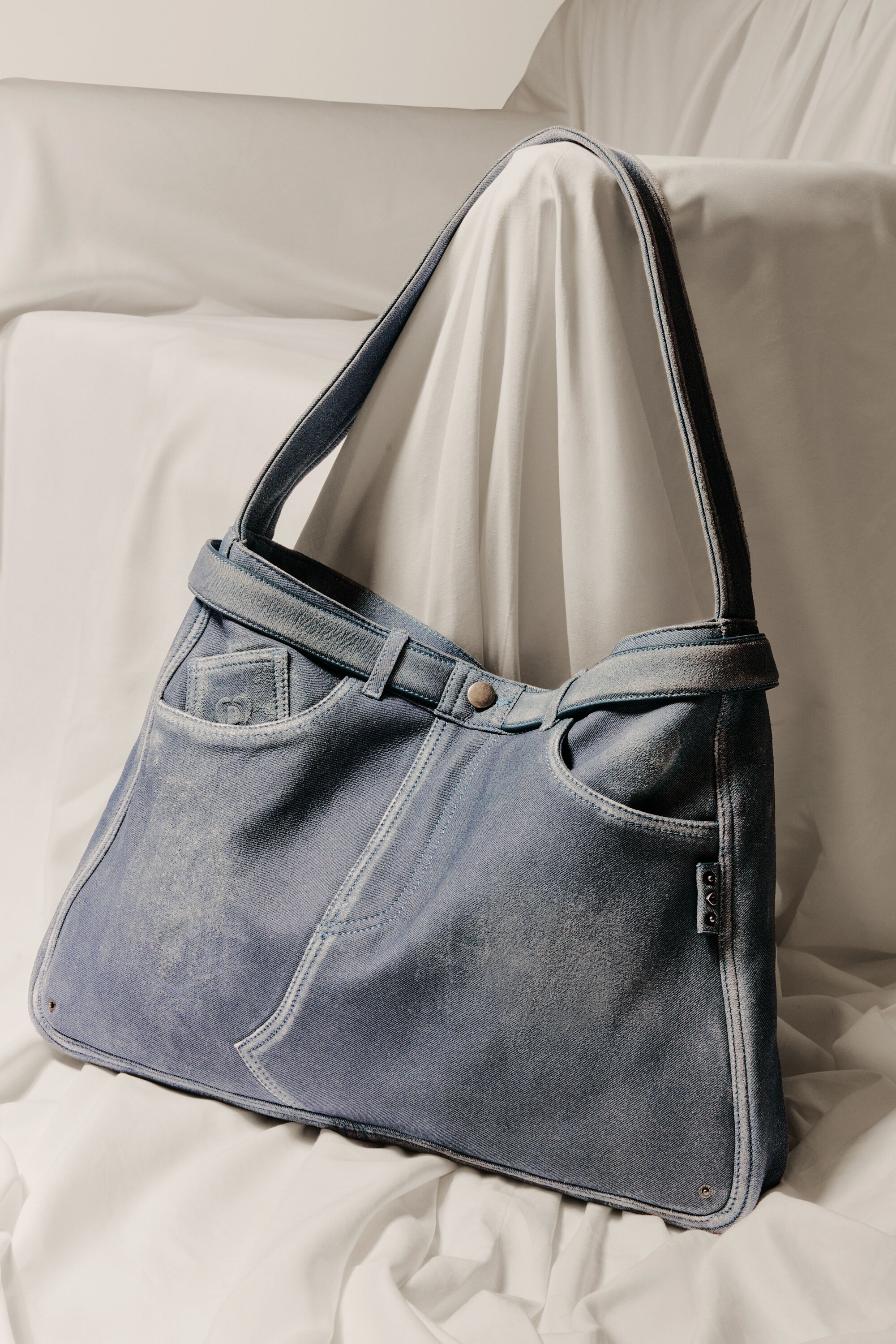 Grote leren tas studio