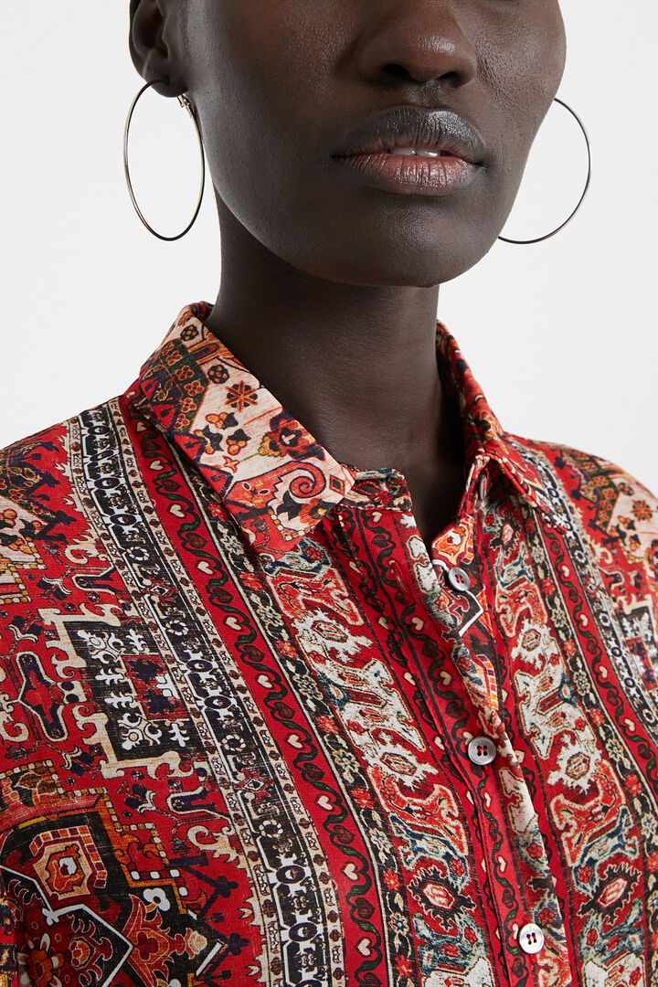 Long shirt ethnic friezes | Desigual