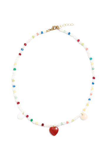 Choker rice pearls charms | Desigual