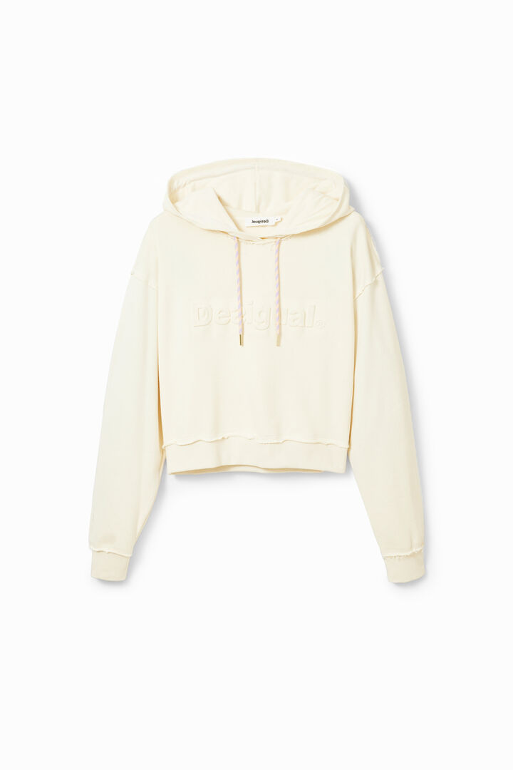 Short logo hoodie