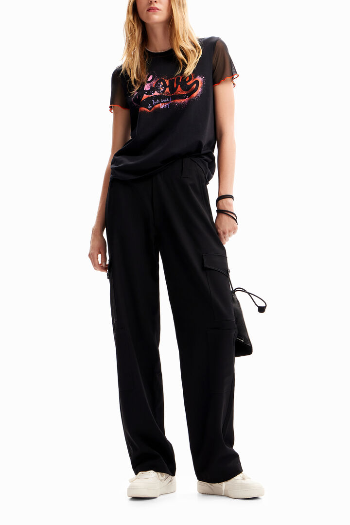 Camiseta graffiti Love | Desigual