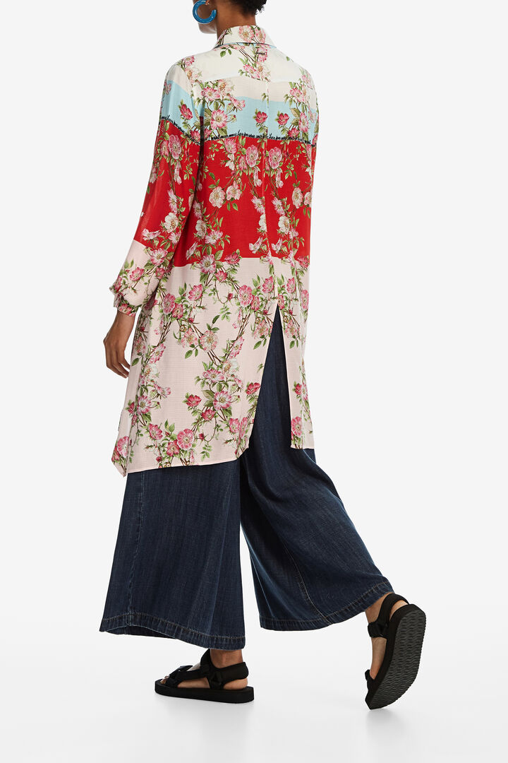 Chemise longue asymétrique | Desigual