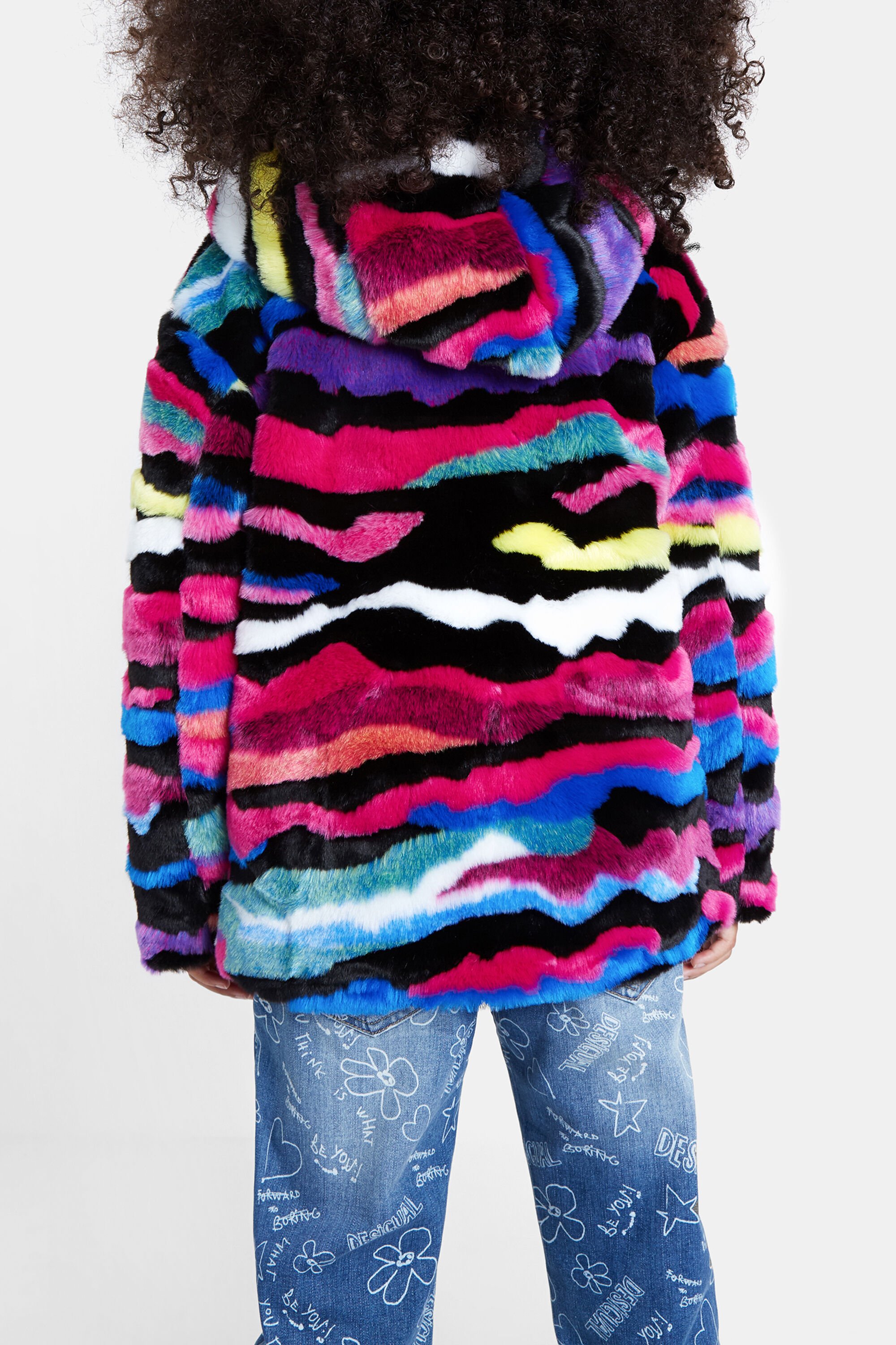 Desigual fur coat clearance