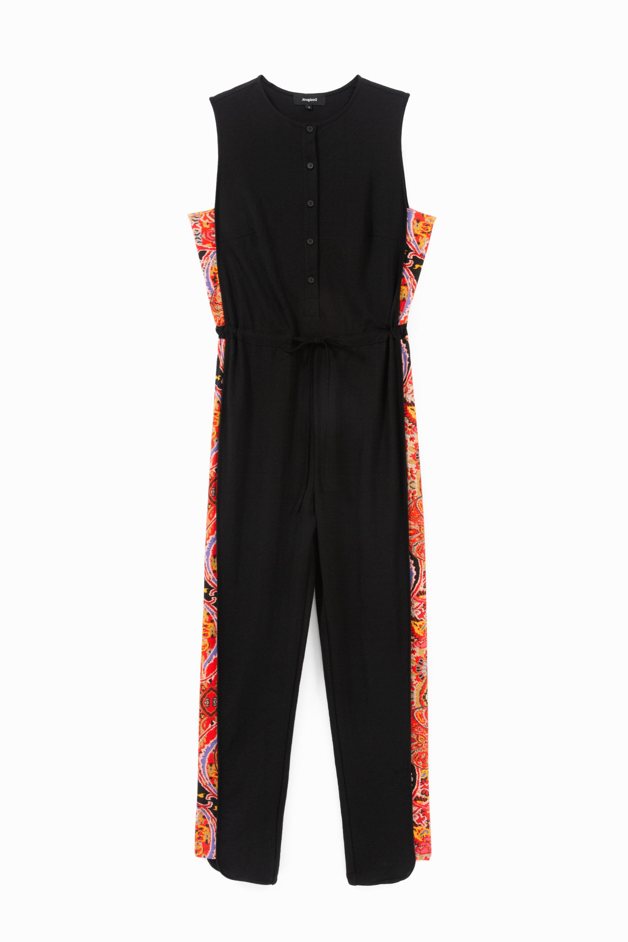 floral black jumpsuit