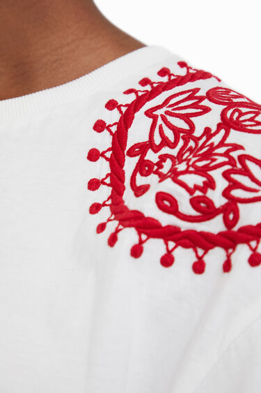 Stella Jean embroidered T-shirt | Desigual