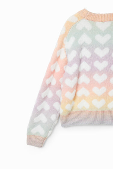 Jersey degradado corazones | Desigual