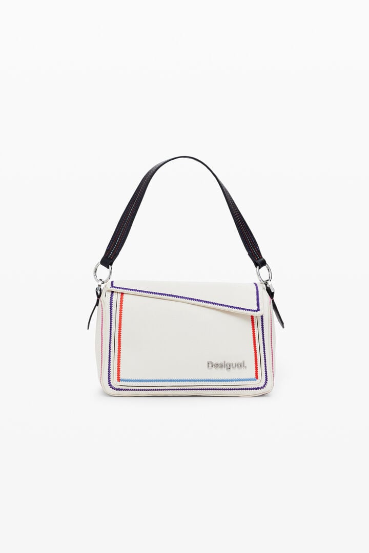 M bag with topstitching | Desigual