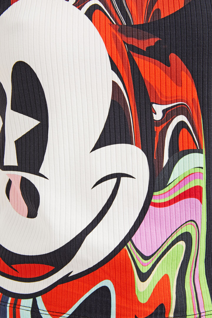 T-shirt côtelé Mickey Mouse par M. Christian Lacroix | Desigual