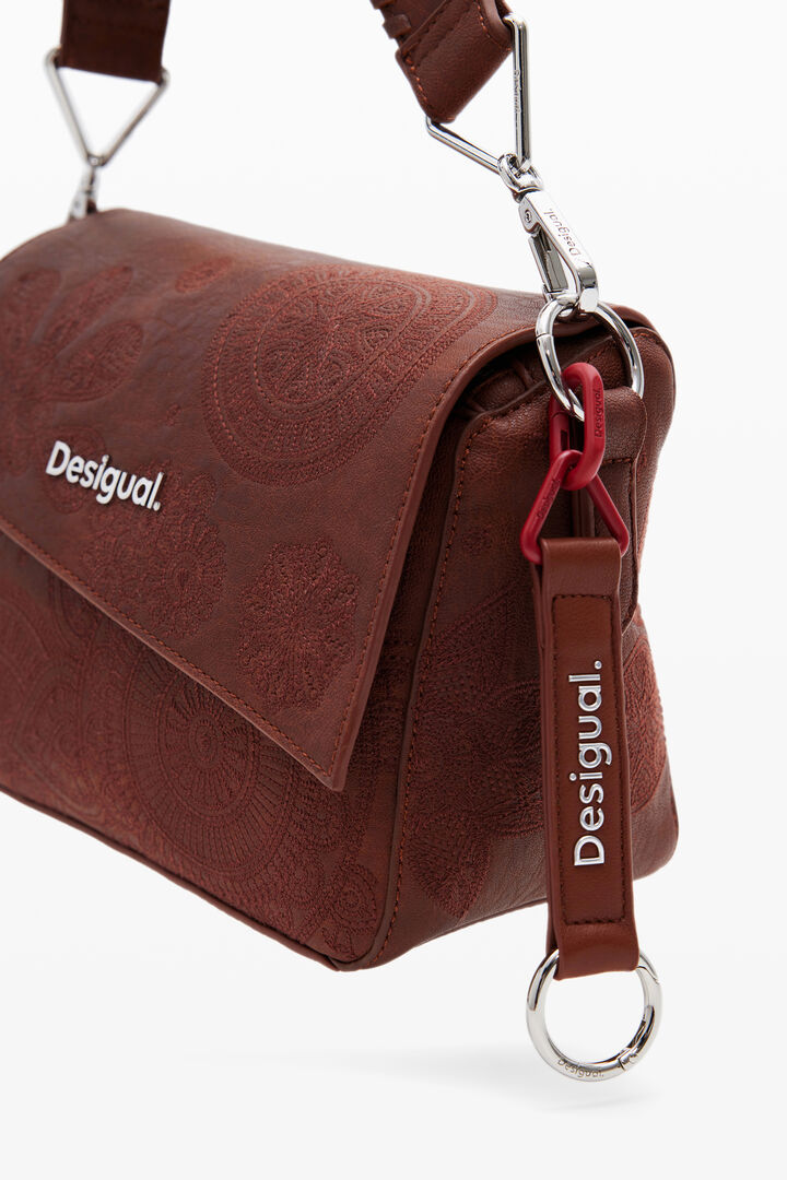 Bolso de mano S bordados | Desigual