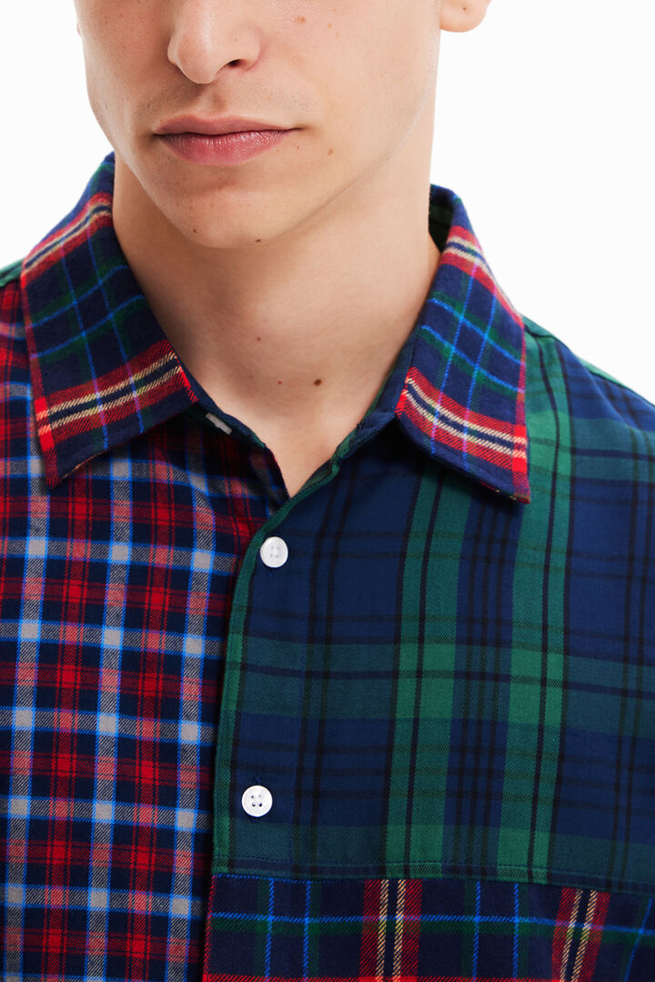 Oversize plaid shirt | Desigual