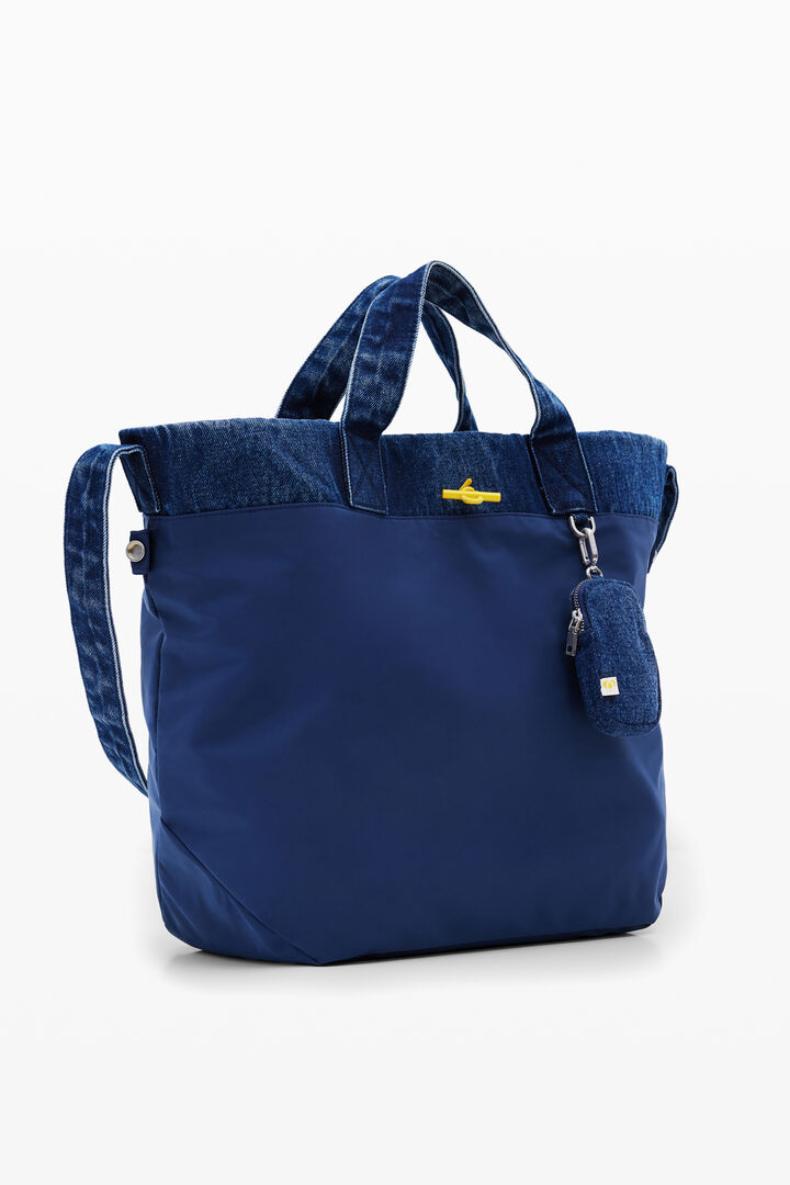 Bolso shopper L reversible denim | Desigual