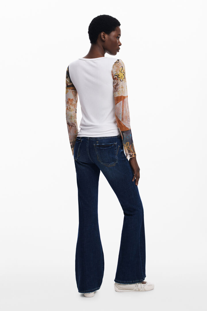 Camiseta mangas gasa | Desigual