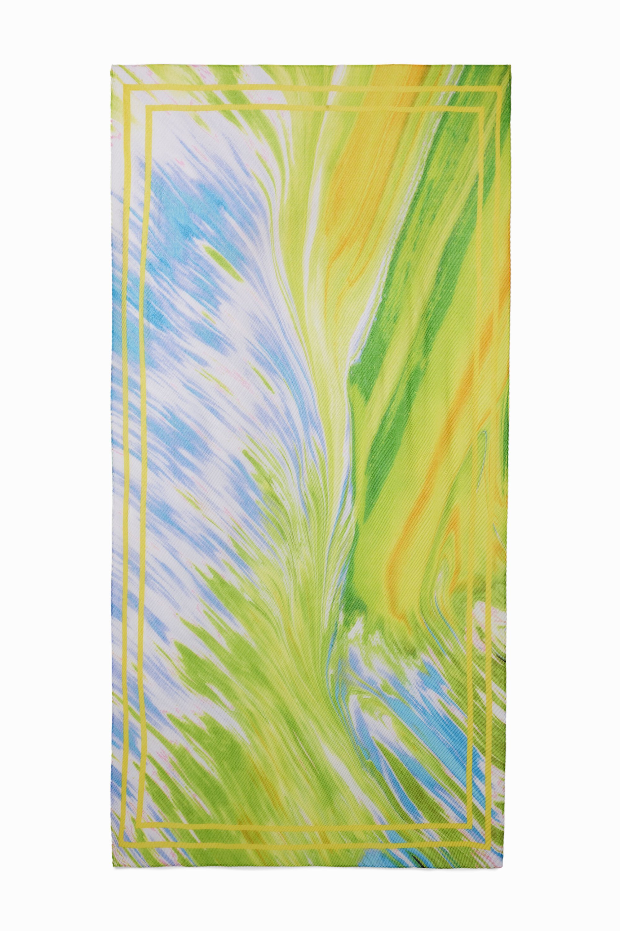 Rectangular arty foulard