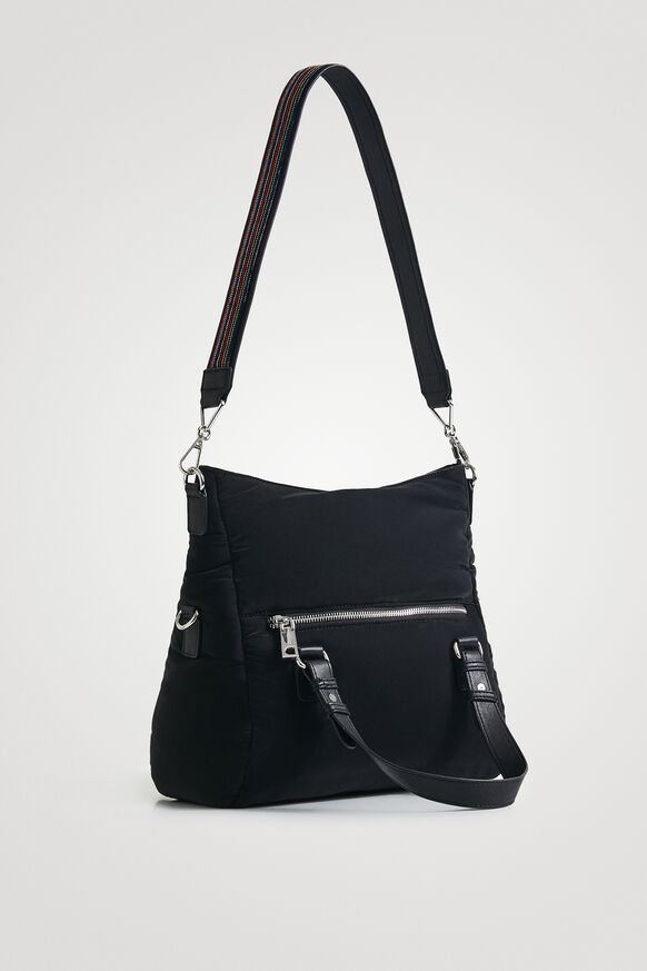 Handbag technical fabric solid colour | Desigual