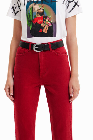 Cinturón hebilla irregular | Desigual