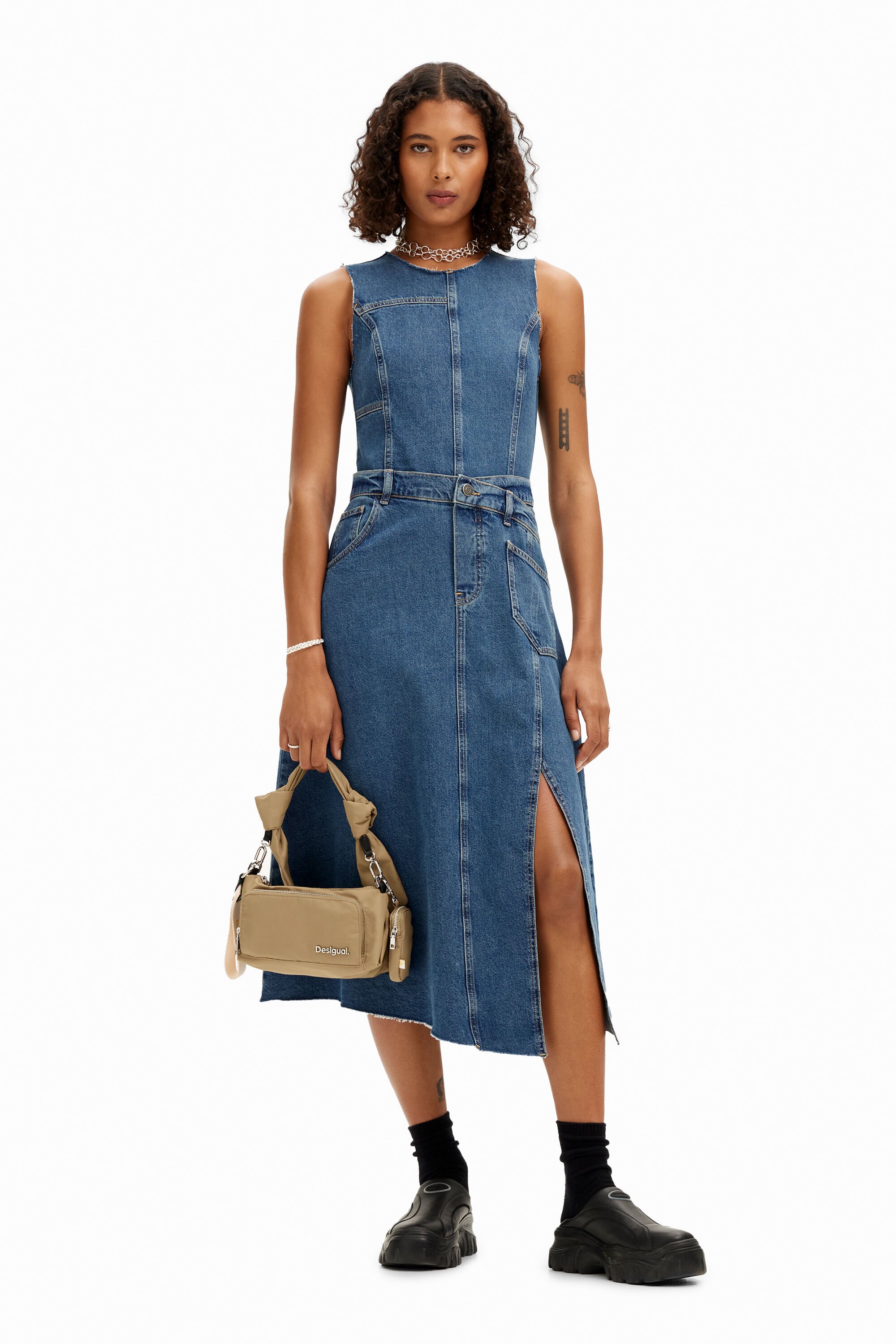 Desigual sleeveless dress shop