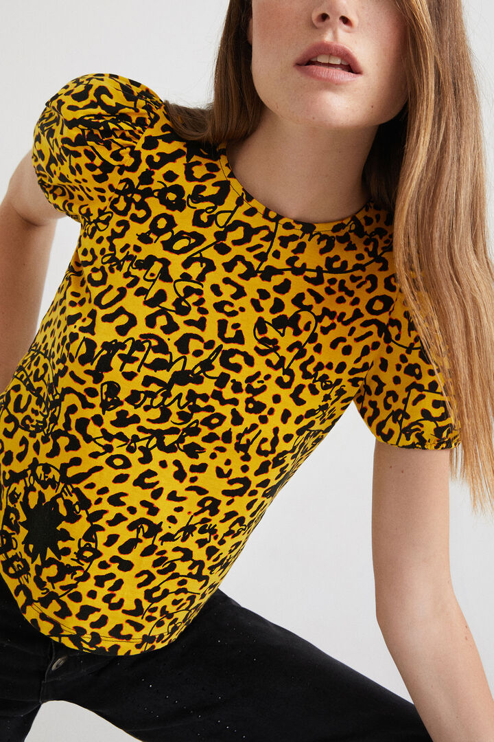 Camiseta manga corta animal print | Desigual