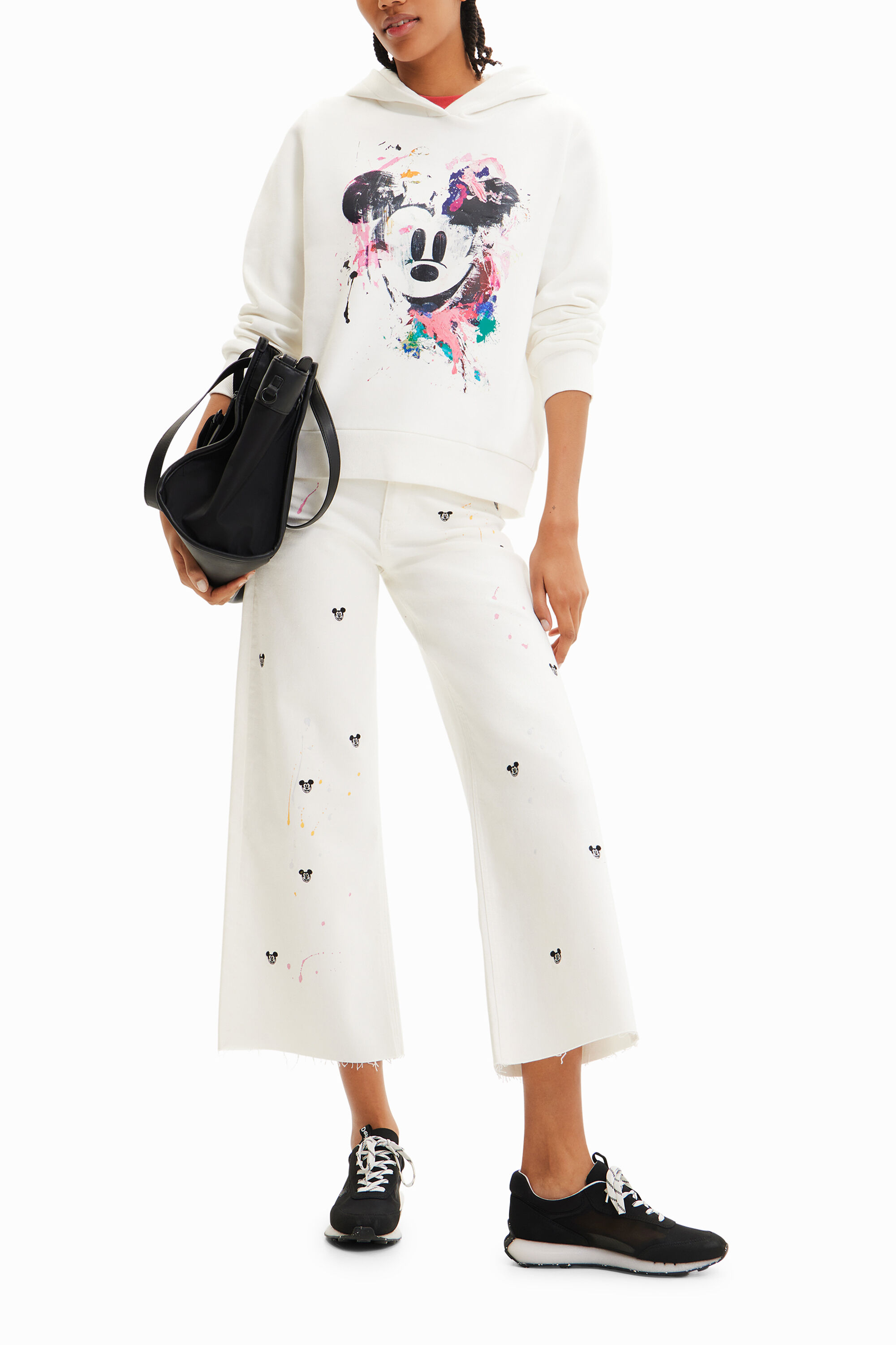 Disney s Mickey Mouse splatter sweatshirt