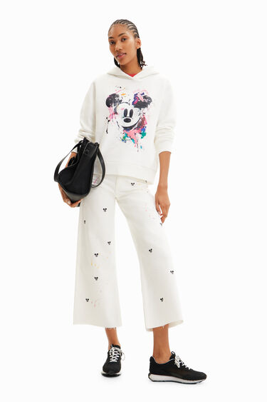 Disney's Mickey Mouse splatter sweatshirt | Desigual