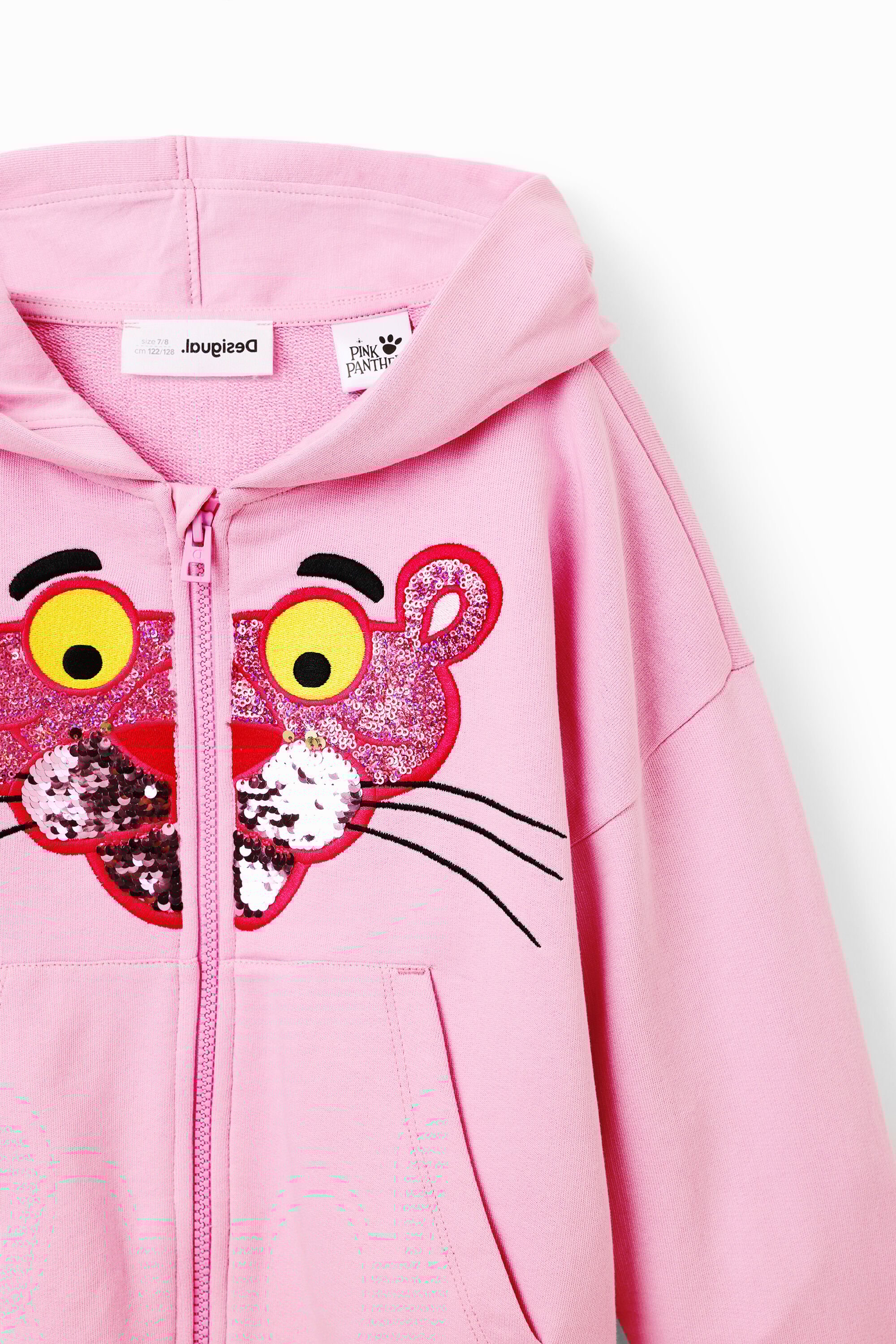Girls Sequinned Pink Panther sweatshirt I Desigual