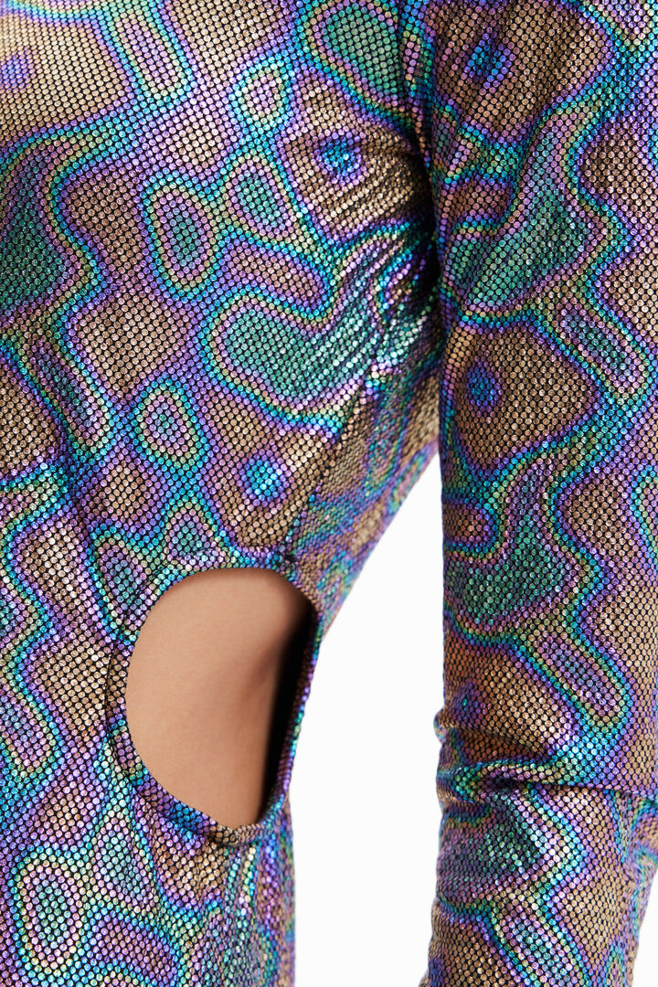 Krátké metalické šaty | Desigual