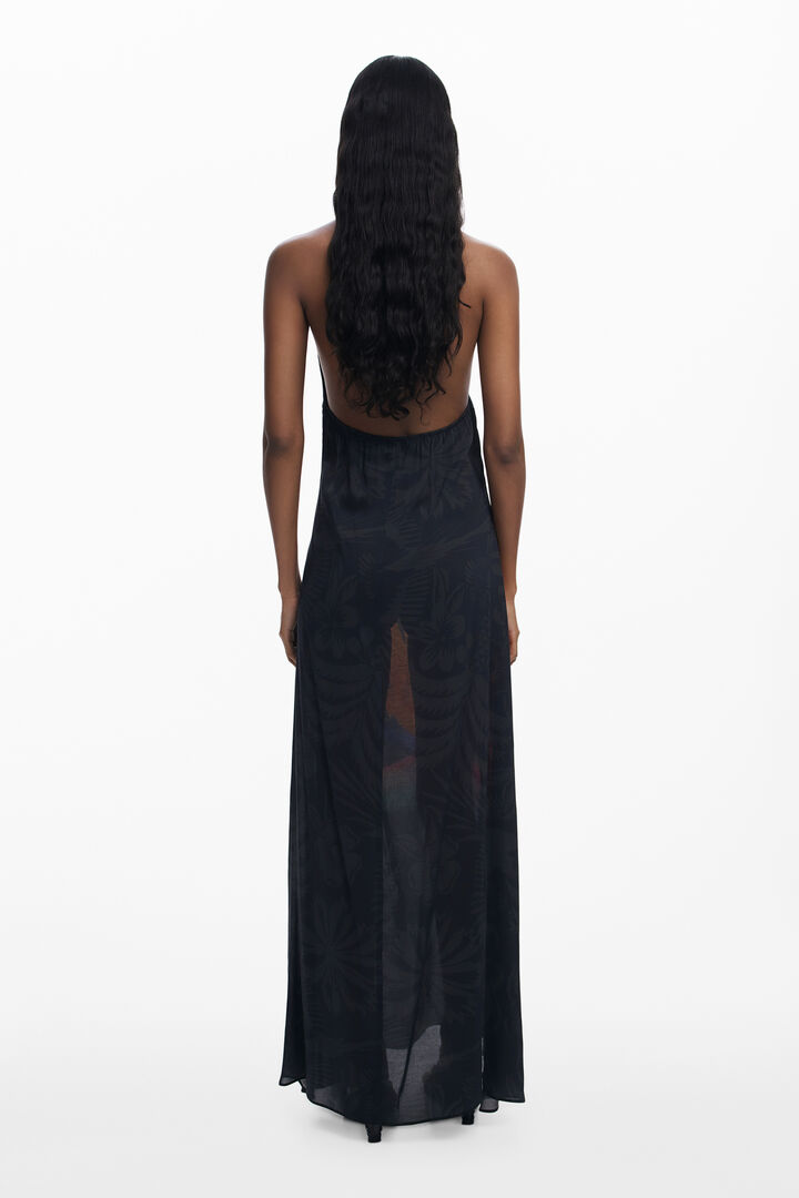 Printed long dress | Desigual
