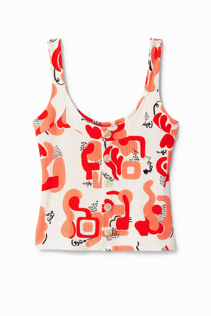 Tank top eco T-shirt by Miranda Makaroff | Desigual