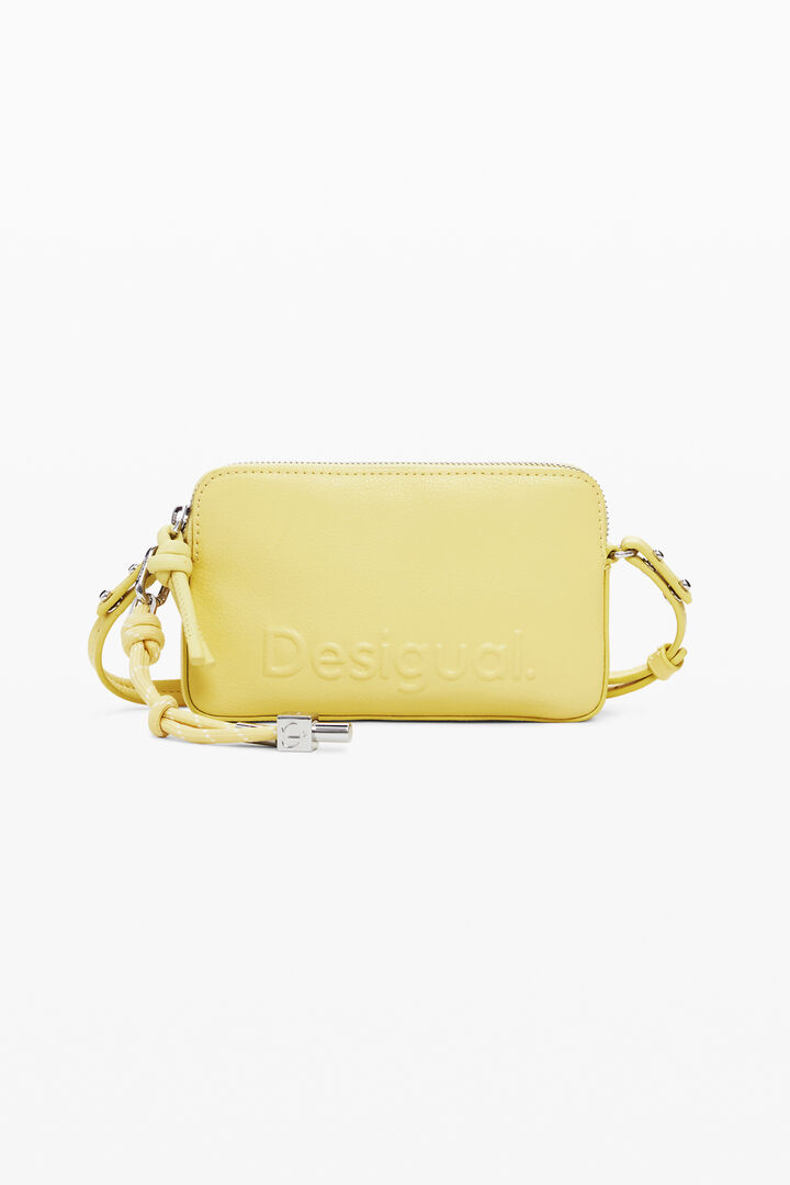 Medium crossbody wallet with logo | Desigual