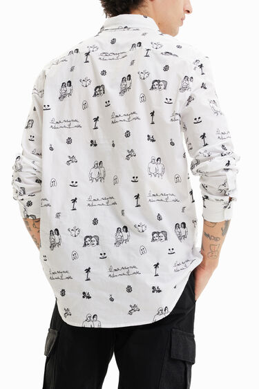 Camisa voile brodats | Desigual