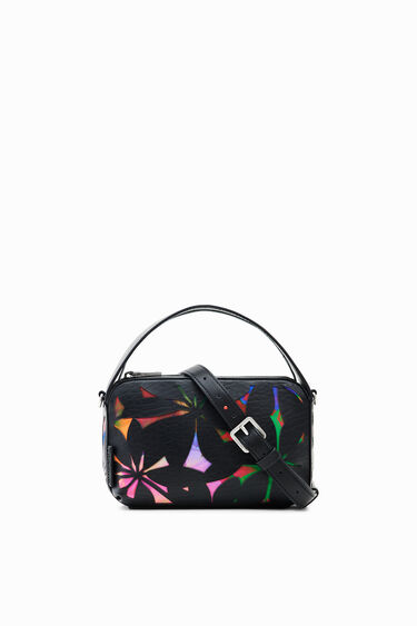 Bolso mini flores troqueladas | Desigual