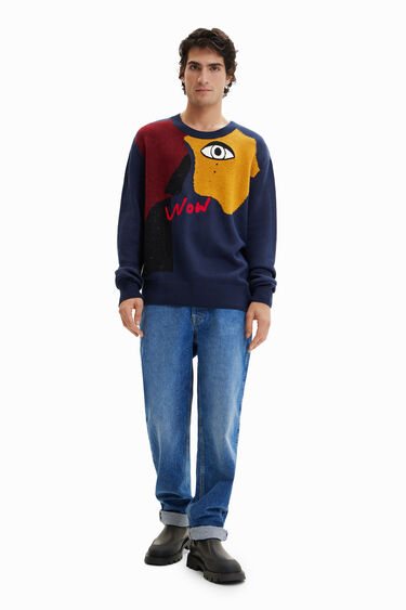 Jersey punto fino ojo | Desigual