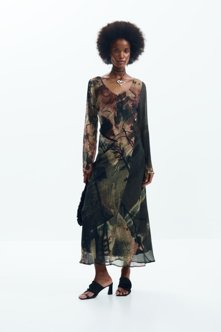 Abstract midi dress | Desigual