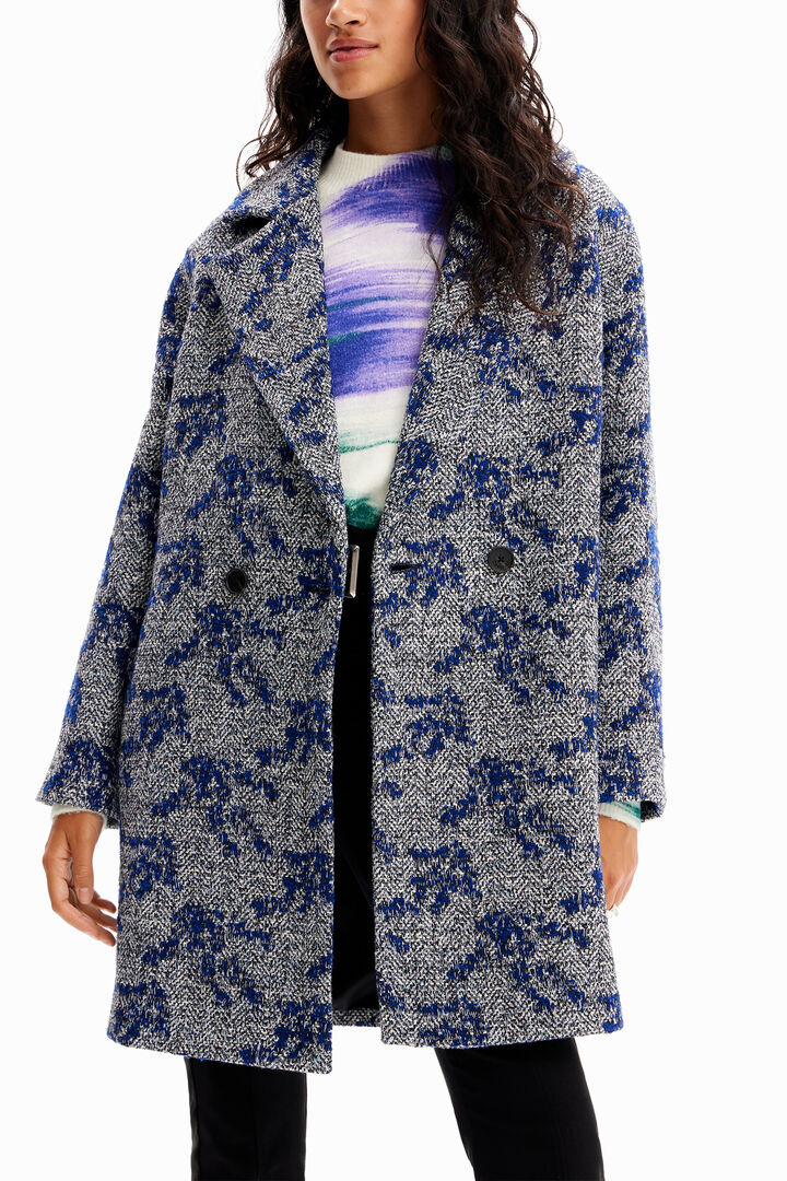 Abrigo cruzado espiga | Desigual