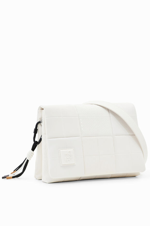 Midsize patchwork crossbody bag