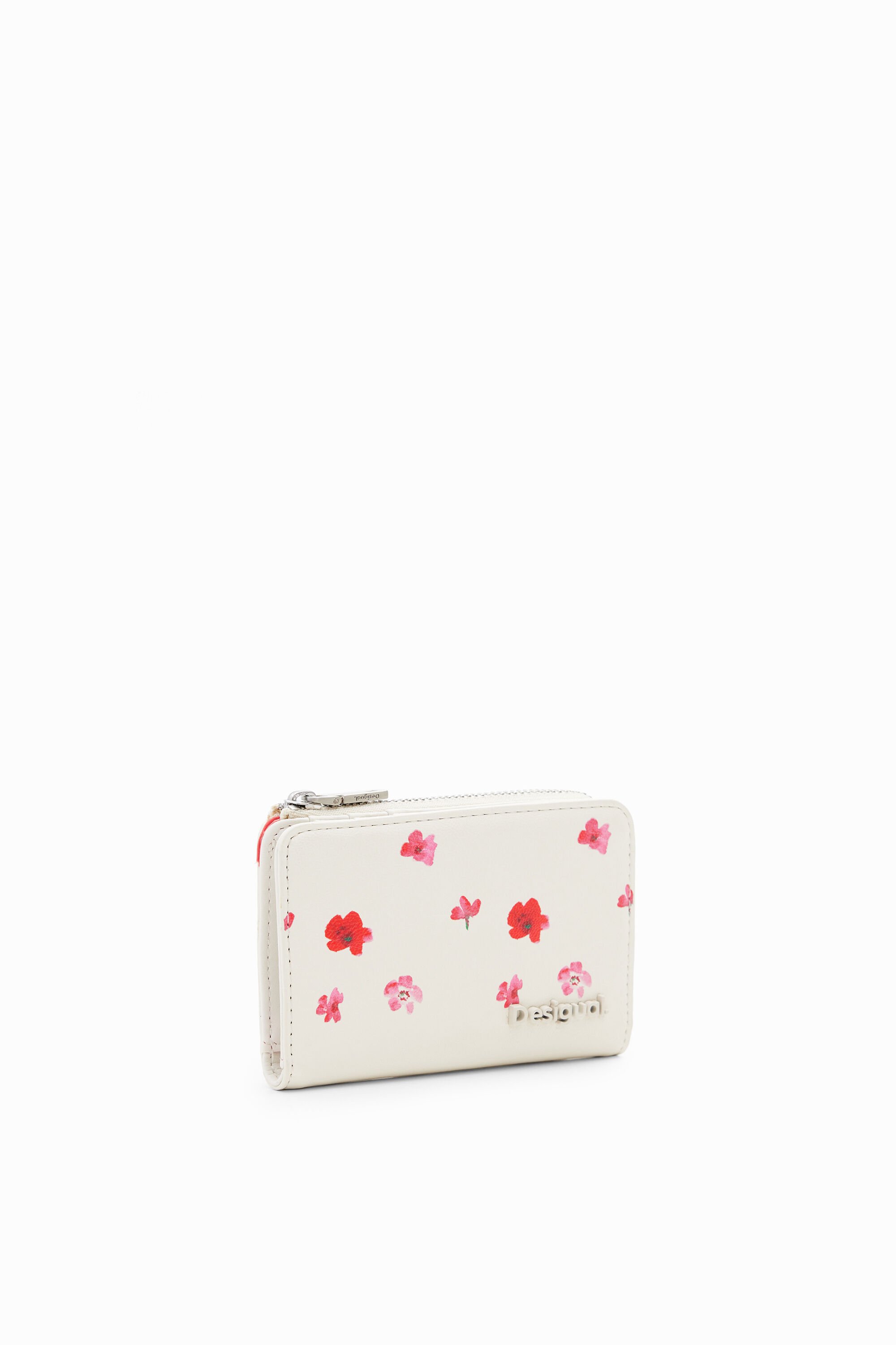 Small snap wallet hotsell with floral bouquet print