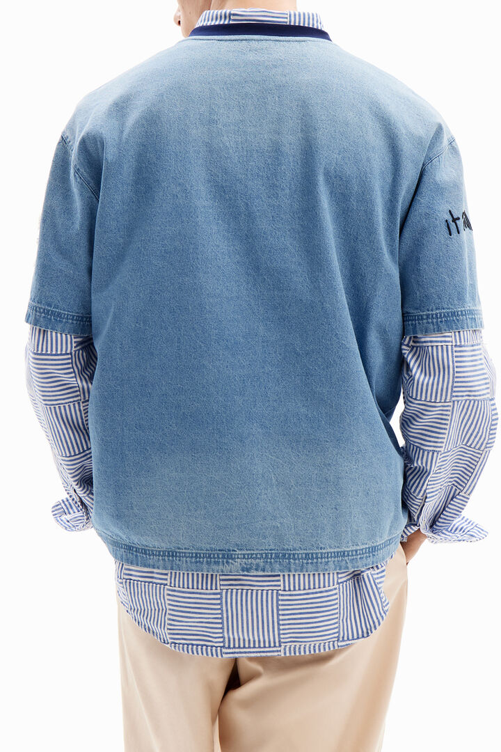 Short-sleeve denim T-shirt | Desigual