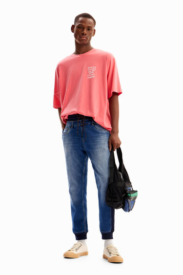 Samarreta relaxed acid wash | Desigual