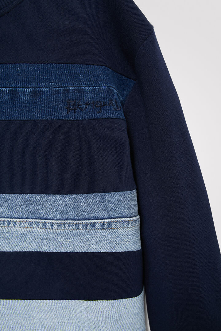 Denim patchwork sweatshirt | Desigual